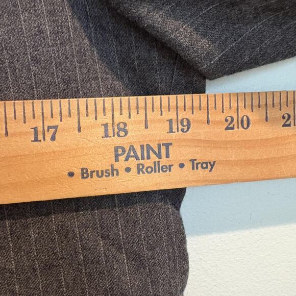 Vtg Strathmore Blazer Men Sz 38 Gray Pinstripe 100% Wool Classic Suit Jacket USA - Picture 11 of 14